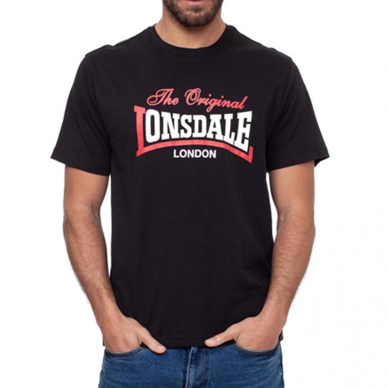 t-shirt original nera lonsdale LONSDALE - 1