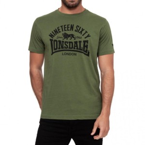 t-shirt 1960 nera lonsdale LONSDALE - 1