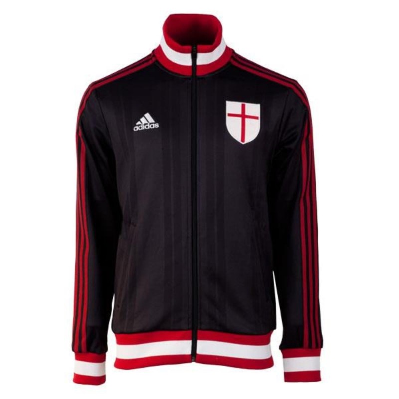 GIACCA FELPATA NERA AC MILAN 2014/2015 ADIDAS - 1