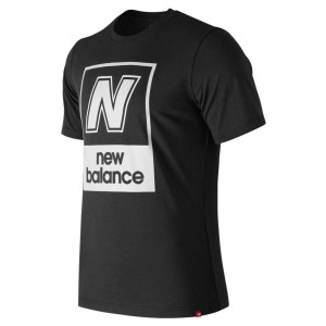 t-shirt nera essential new balance NEW BALANCE - 1