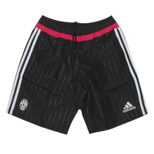 PANTALONCINI NERI E ROSA BAMBINO JUVENTUS 2015/2016 ADIDAS - 1