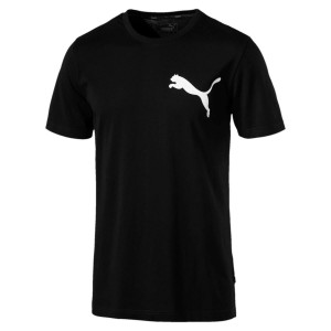 t-shirt nera puma big logo PUMA - 1
