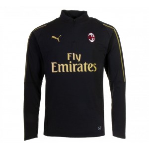 FELPA ALLENAMENTO NERA BAMBINO AC MILAN PUMA - 1