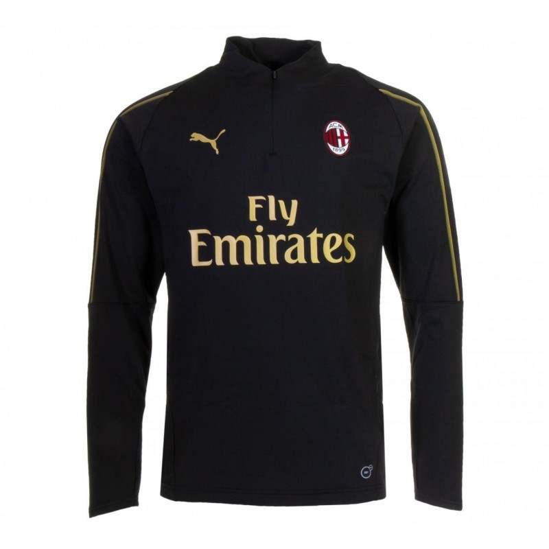 FELPA ALLENAMENTO NERA BAMBINO AC MILAN PUMA - 1