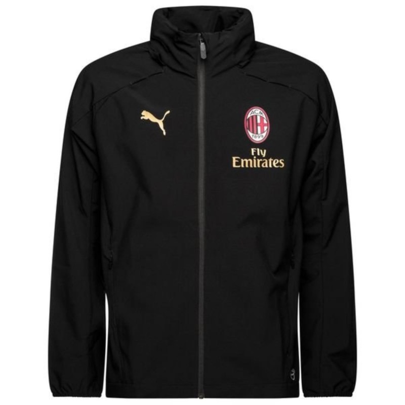 GIACCA ANTI PIOGGIA NERA AC MILAN PUMA - 1