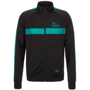 felpa trainer nera full zip barcellona NIKE - 1