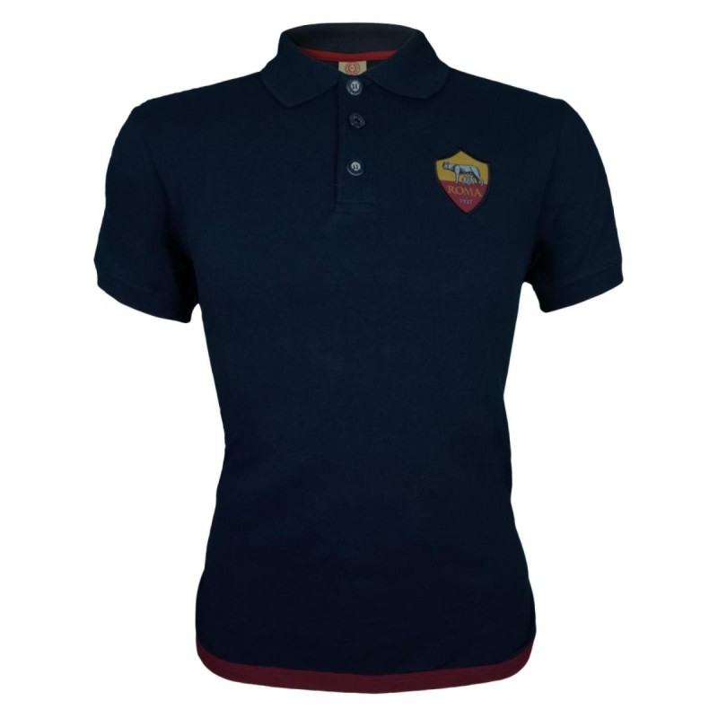 AS ROMA POLO BLU AMISTAD - 1