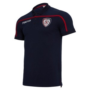 POLO NAVY TRAVEL CAGLIARI MACRON - 1