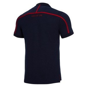 POLO NAVY TRAVEL CAGLIARI MACRON - 2