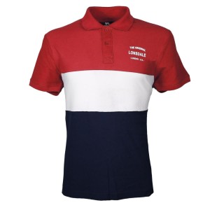 polo lonsdale navy/rosso LONSDALE - 1