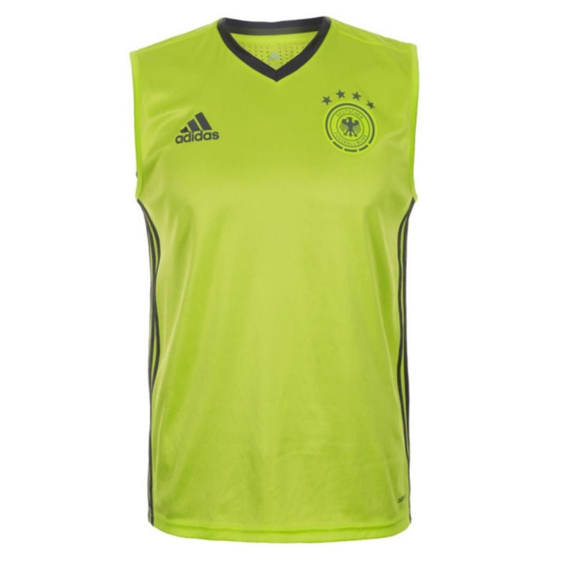 maglia allenamento smanicata gialla germania