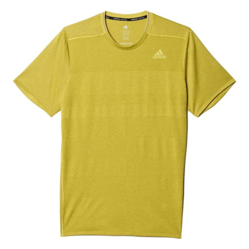 t-shirt running adidas supernova gialla ADIDAS - 1