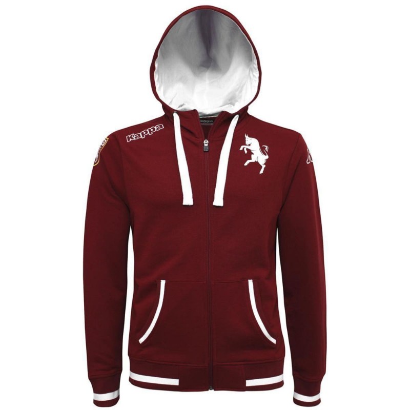 FELPA FULL ZIP GRANATA DONNA TORINO Kappa - 1