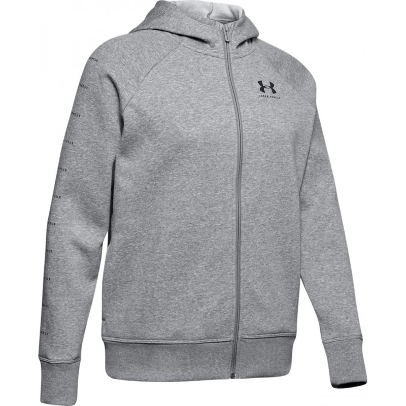 felpa grigia donna full zip under armour UNDER ARMOUR - 1