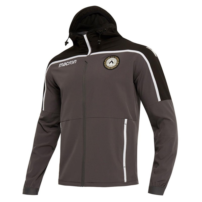 UDINESE ANTHEM FULL ZIP HOODED JACKET MACRON - 1