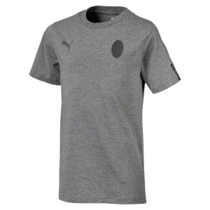 T-SHIRT SLOGAN GRIGIA AC MILAN PUMA - 1