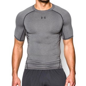 t-shirt grigio scura hg compression under armour UNDER ARMOUR - 2