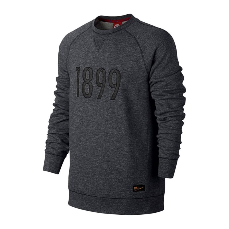 felpa 1899 grigia fc barcellona NIKE - 1