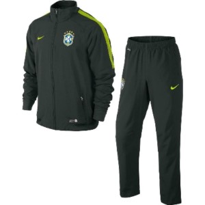 tuta ufficiale grigio scuro brasile NIKE - 1