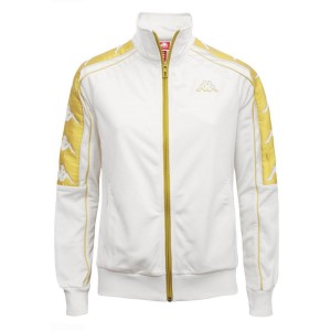 felpa full zip banda bianco/gold donna kappa KAPPA - 1