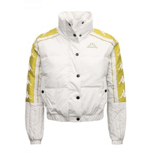 giacca full zip bianco/gold kappa KAPPA - 1