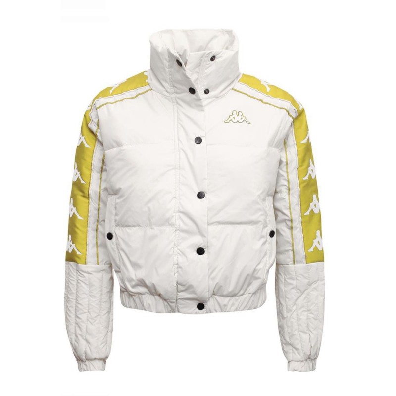 giacca full zip bianco/gold kappa KAPPA - 1