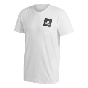 t-shirt bianco/nera adidas ADIDAS - 1