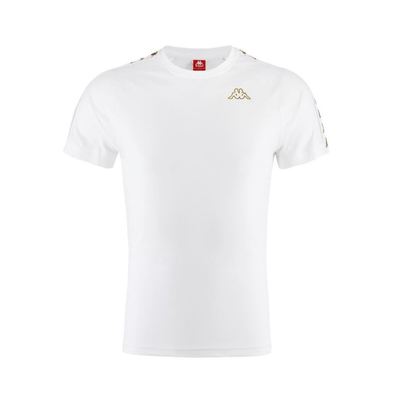 t-shirt bianco/oro kappa KAPPA - 1