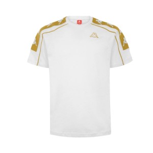 t-shirt regular banda bianca/oro kappa KAPPA - 1