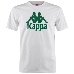 t-shirt sport bianca/verde kappa KAPPA - 1