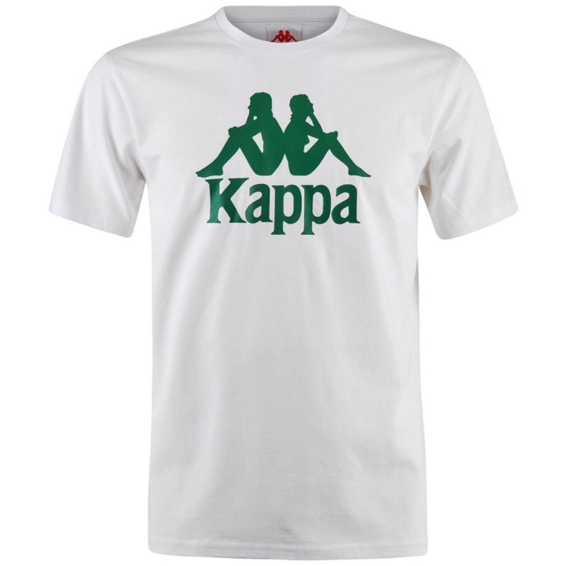 t-shirt sport bianca/verde kappa KAPPA - 1