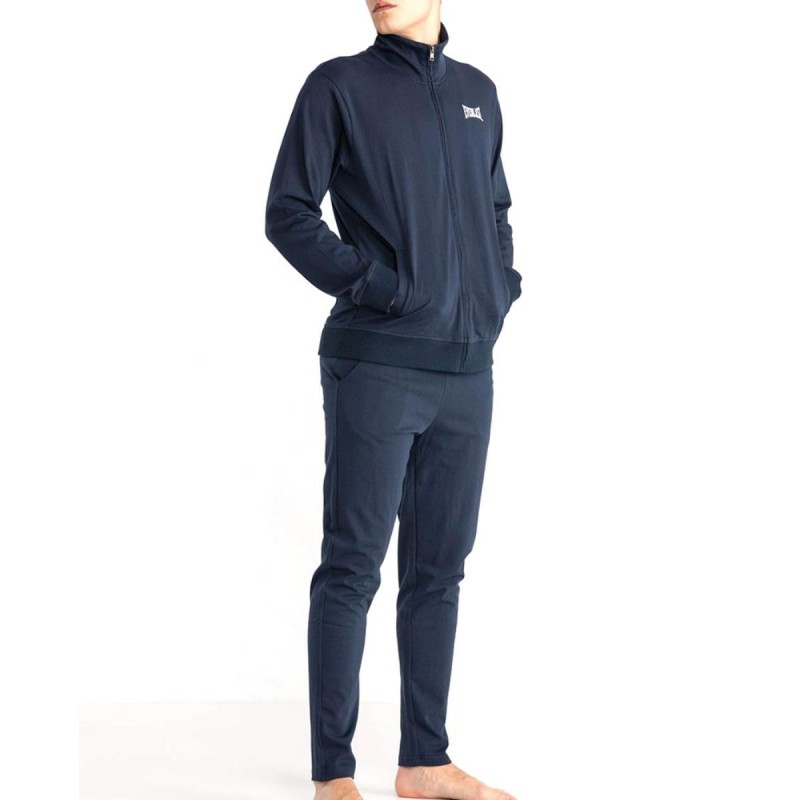 FLEECE FUILL ZIP TRACKSUIT DARK BLUE EVERLAST EVERLAST - 1