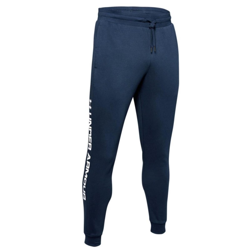 pantaloni felpati uomo blu under armour UNDER ARMOUR - 1