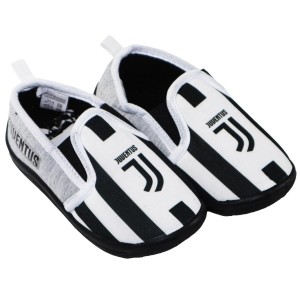 PANTOFOLE MOCASSINO GRIGIE BAMBINO FC JUVENTUS ARNETTA - 1
