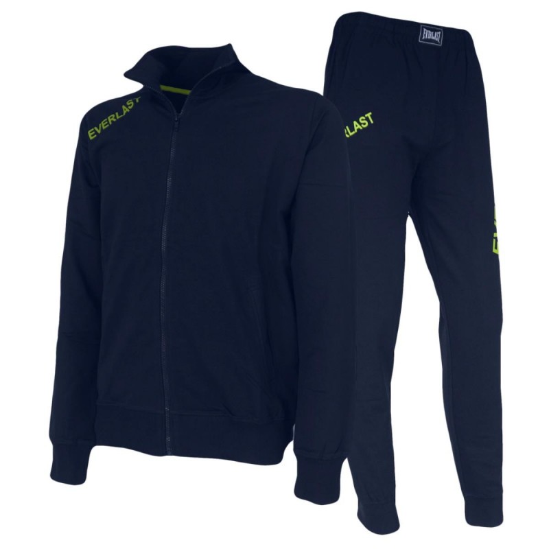 TUTA FELPATA FULL ZIP BLU EVERLAST EVERLAST - 1