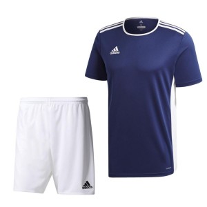 completo adidas t-shirt e pantaloncini entrada nav ADIDAS - 1