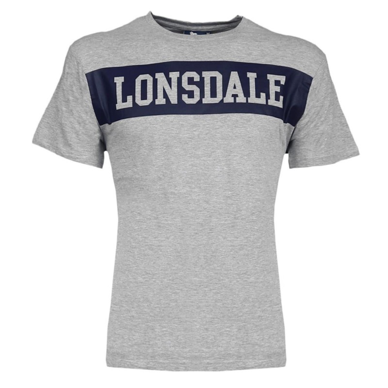 t-shirt girocollo grigia lonsdale LONSDALE - 1