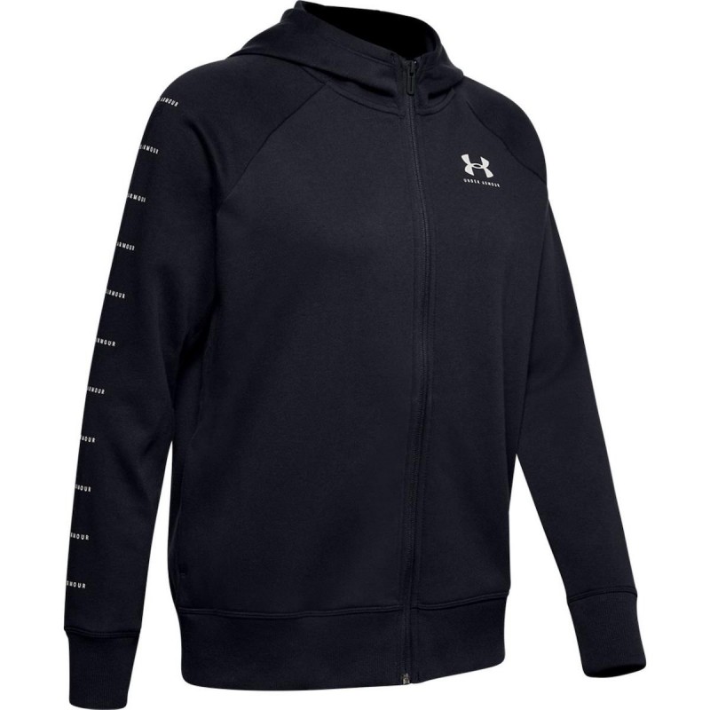 felpa full zip nera donna under armour UNDER ARMOUR - 1