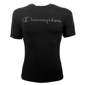 t-shirt nera girocollo champion CHAMPION - 1