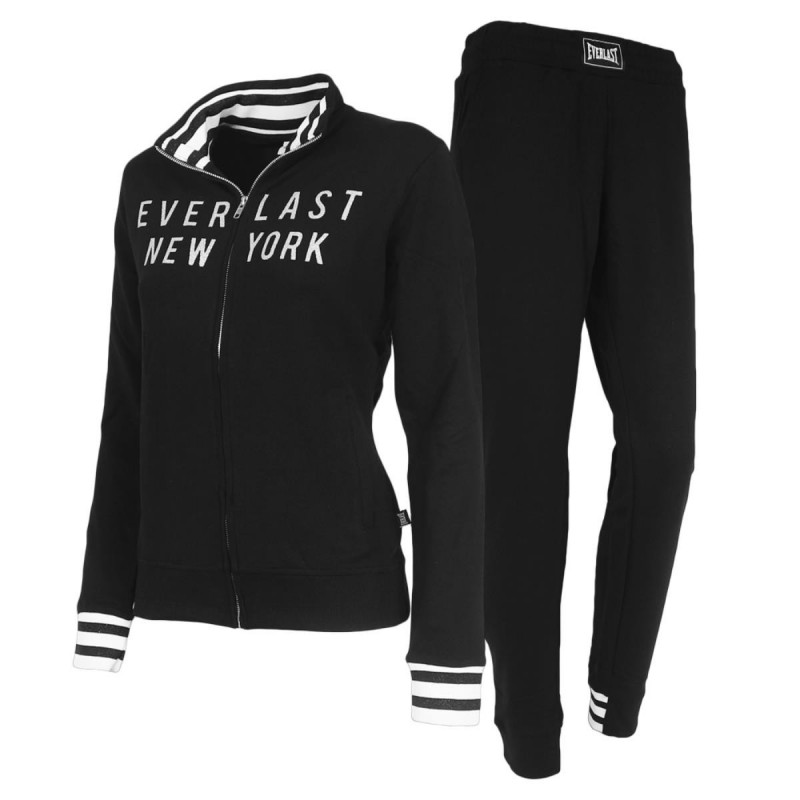 TUTA FELPATA DONNA NERA NY EVERLAST EVERLAST - 1