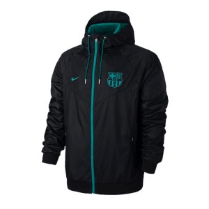 giacca a vento nero fc barcellona NIKE - 1