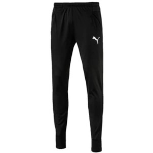 pantalone felpato nero puma