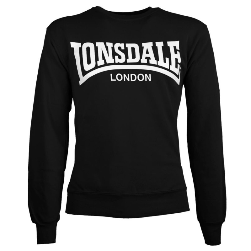 felpa girocollo nera lonsdale LONSDALE - 1