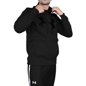 tuta felpata nera con cappuccio under armour UNDER ARMOUR - 1