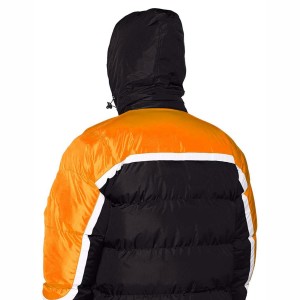 giacca con cappuccio nero/arancio fluo givova GIVOVA - 2