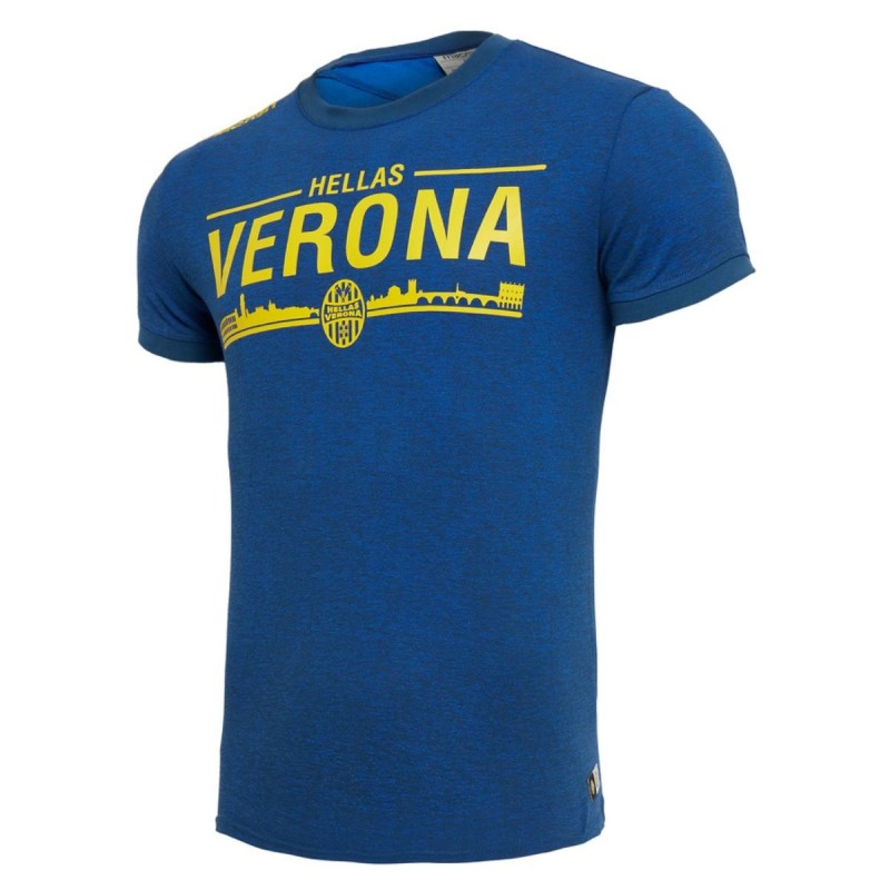 t-shirt tifoso azzurra hellas verona MACRON - 1