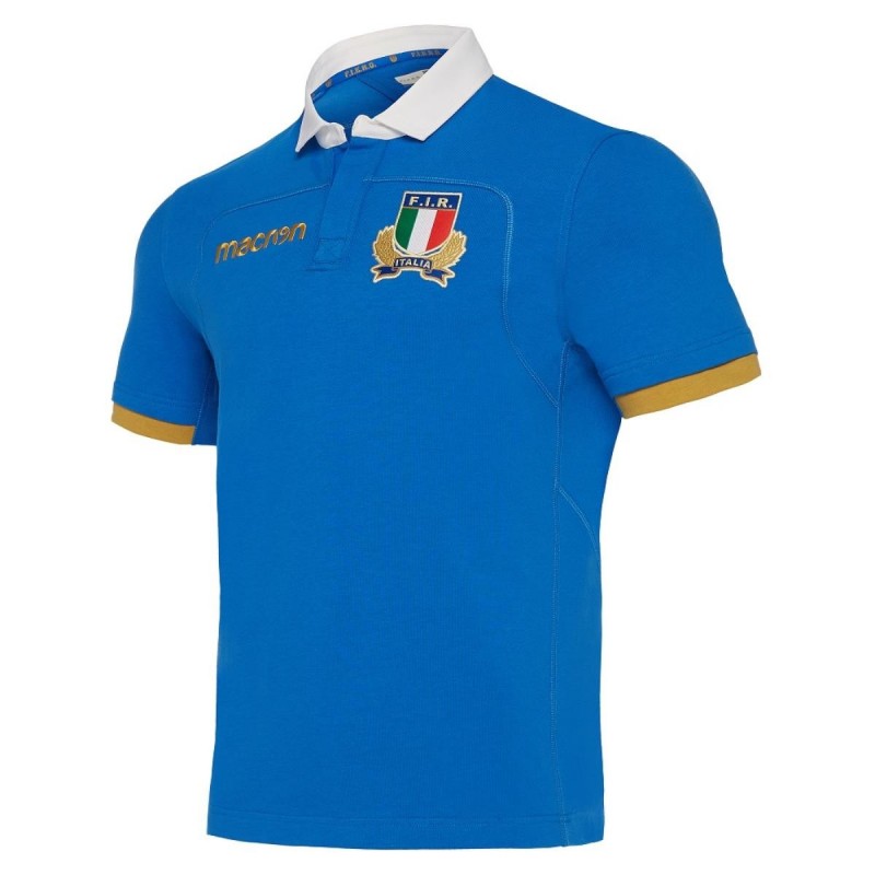 maglia replica home cotone rugby italia MACRON - 1