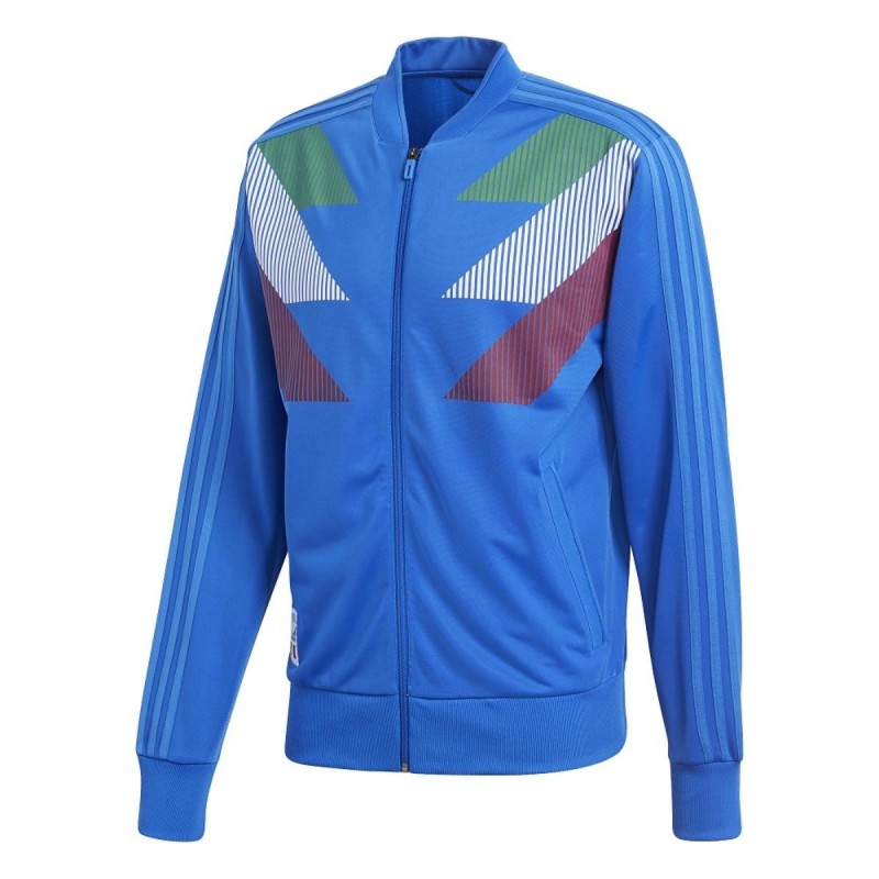 giacca adidas azzurra