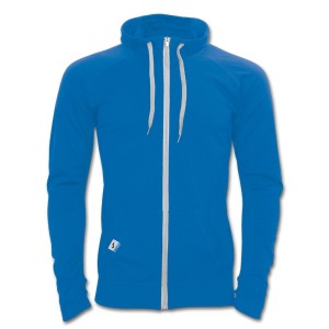 FELPA CON CAPPUCCIO FULL ZIP AZZURRA JOMA JOMA - 1