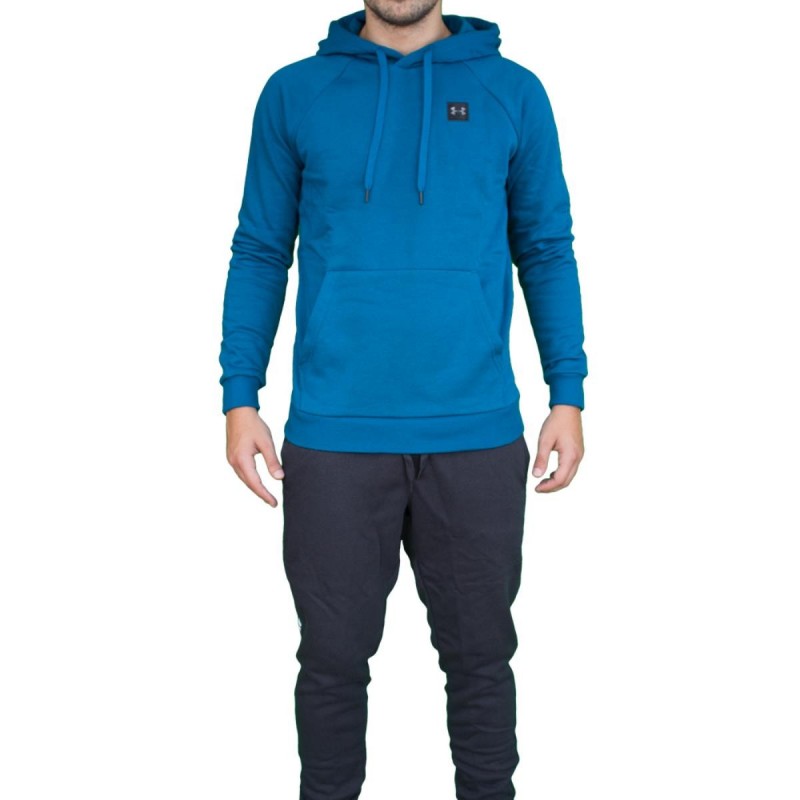 tuta sport azzurra con cappuccio under armour UNDER ARMOUR - 1